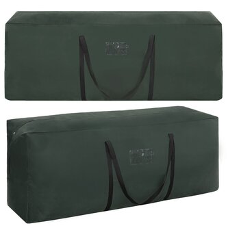 Taška na vánoční stromek 125x40x50 cm zelená