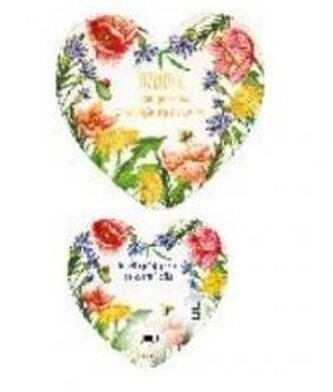 Laurka dwustronna Serce Dziadek - Ogródek dziadka