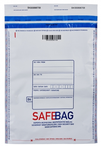 KOPERTA BEZPIECZNA B4 FOL HK BIA OP100SZT PUD