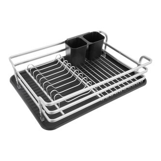 Odkapávač hliník+tác UH Deluxe 43x32x12 cm