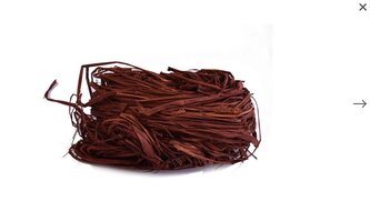 Přírodní lýko - provázek hnědý, 20g