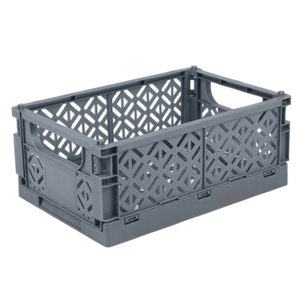 DOCHTMANN Přepravka skládací šedá 16,5x25x10cm