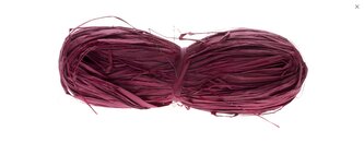 Přírodní lýko - provázek bordó, 20g