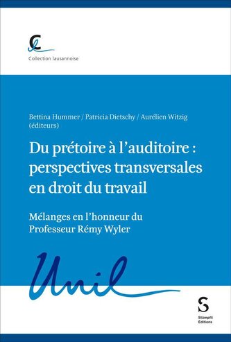 Du prétoire à l'auditoire : perspectives transversales en droit du travail