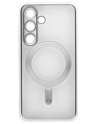 Pouzdro Magic Eye s podporou MagSafe Samsung Galaxy S24 5G - stříbrné