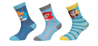 3PACK dětské ponožky Disney Princess vícebarevné (38291/blue) 27/30