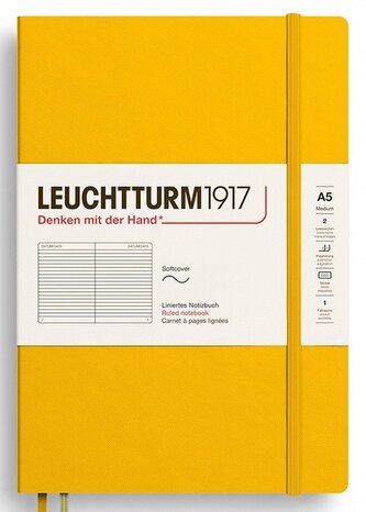 Zápisník Sunflower Softcover Medium (A5) linkovaný