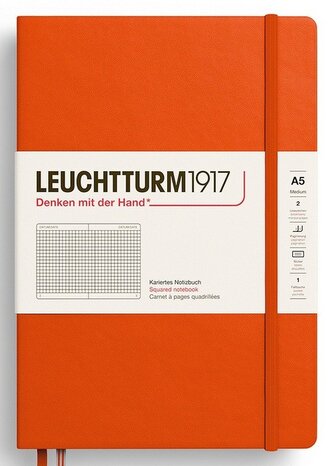 Zápisník Pumpkin Hardcover Medium (A5) čtverečkovaný