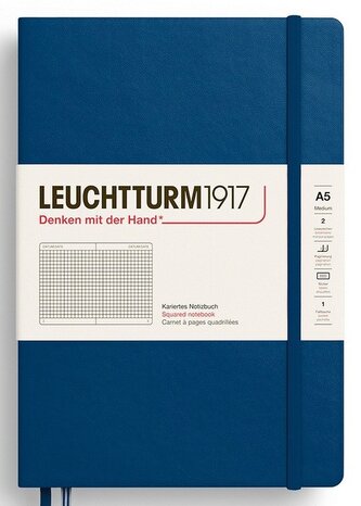 Zápisník Indigo Hardcover Medium (A5) čtverečkovaný