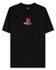 Pánské tričko Playstation: Barevné logo (M) černá bavlna