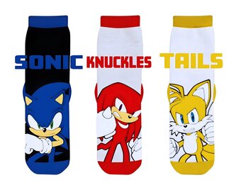 SADA 3 KS PONOŽKY SONIC - velikost 27-30
