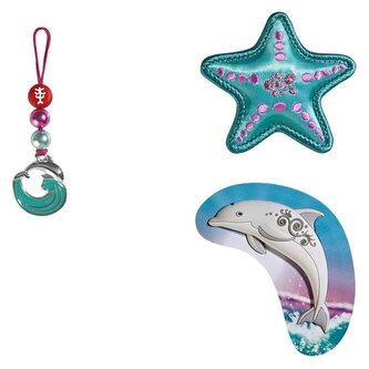 Doplňková sada obrázků MAGIC MAGS Dolphin Lana k aktovkám GRADE, SPACE, CLOUD, 2v1 a KID