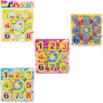 Labirynt dla kulek i cyferki