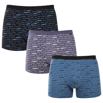3PACK pánské boxerky Andrie vícebarevné (PS 5908) XXL
