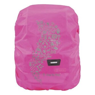 Pláštěnka pro školní aktovku nebo batoh, růžová