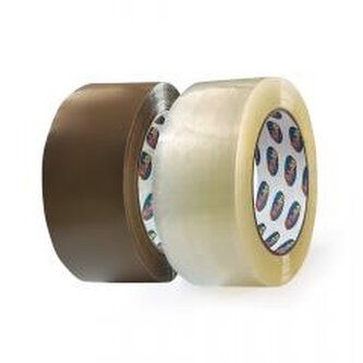 Taśma pakowa kauczukowa 100m transparentna