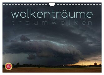 Wolkenträume - Traumwolken (Wandkalender 2026 DIN A4 quer), CALVENDO Monatskalender