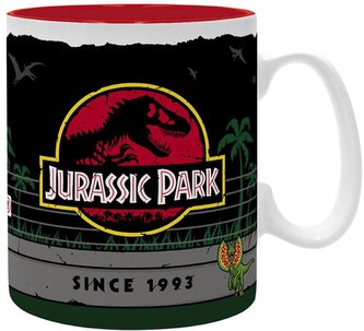Keramický hrnek Jurassic Park|Jurský park: Říše dinosaurů (objem 460 ml)