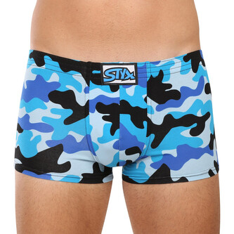 Pánské boxerky Styx art klasická guma maskáč modrý (Q1850) M
