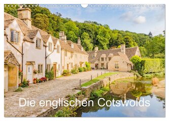 Die englischen Cotswolds (Wandkalender 2026 DIN A3 quer), CALVENDO Monatskalender