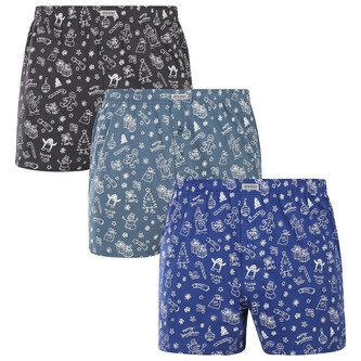 3PACK Pánské trenky Andrie vícebarevné (PS 5775) XL