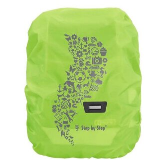 Pláštěnka pro školní aktovku nebo batoh, zelená