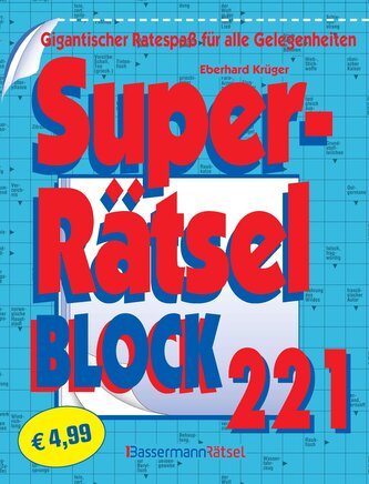 Superrätselblock 221 (5 Exemplare à 4,99 EUR)