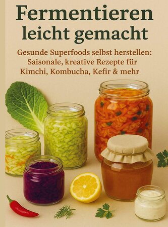 Fermentieren leicht gemacht Gesunde Superfoods selbst herstellen: Saisonale, kreative Rezepte für Kimchi, Kombucha, Kefir & mehr