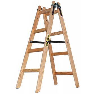 Dřevěné malířské štafle 2x4 stupně oboustranné DRABEST DREW 2x4 PRO