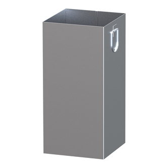 Vnitřní nádoba do odpadkových košů Mirage 16 l, nerez ocel, šedá