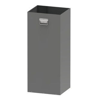 Kovová vložka pro odpadkový koš TITAN - 120 L lakovaná ocel, šedá RAL7016