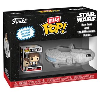 Pop! Bitty Ride: Star Wars - Han Solo with Millenium Falcon