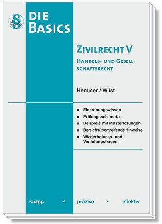 Die Basics Zivilrecht V Handels- und Gesellschaftsrecht