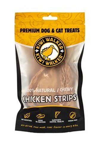 Pochoutka vzduchem sušené kuřecí plátky 100g Kiwi