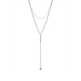 Elegantní ocelový náhrdelník VGX1760S/RE Troli