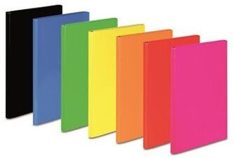 Teczka skrzydłowa A4 2 cm z rzepem nieb-jas. Caribic, VauPe