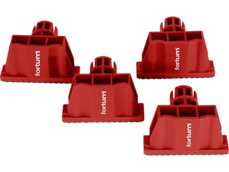 Vymezovací zarážky pro pracovní stoly s otvory Ø20 mm sada 4 ks - FORTUM