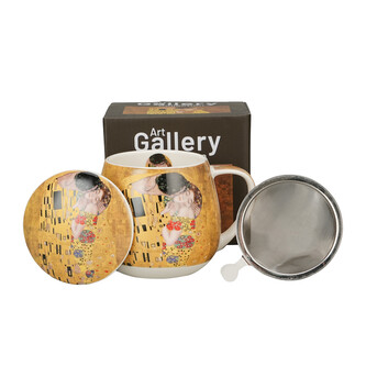 DUO PORCELAIN Hrnek soudkovitý se sítkem 956891