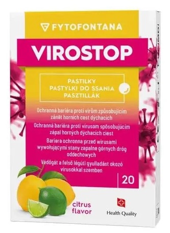 Fytofontana ViroStop pastilky citrus 20ks