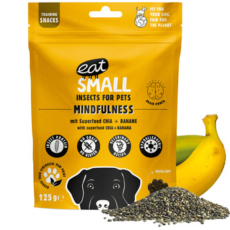 Eat Small Hmyzí pamlsky Mindfulness, chia s banány, 125 g