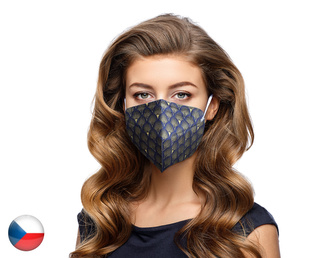 Český NanoRespirátor FFP2 -Páv (č.39)