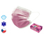 25x General Public Protection třívrstvá jednorázová dětská rouška S růžová