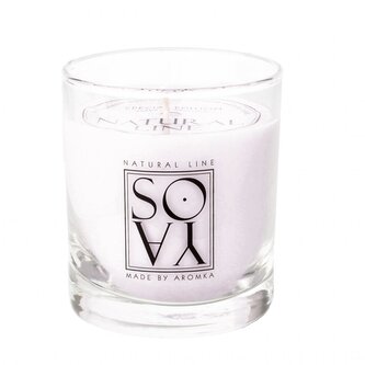 Přírodní vonná svíčka sójová - AROMKA - Whiskovka, 200 ml - Lady