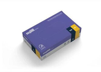 easyCARE  - latexové rukavice, pudrované, vel. XS-XL, (100ks), nesterilní - M