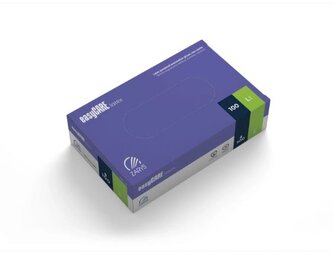easyCARE  - latexové rukavice, pudrované, vel. XS-XL, (100ks), nesterilní - L