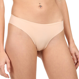 Dámské kalhotky brazilky Syvela bezešvé béžové (2028-apricot) XL