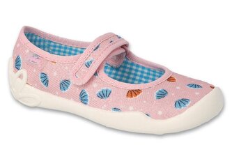 114X529 - dívčí balerínky Befado růžové, mušle 114X529_30