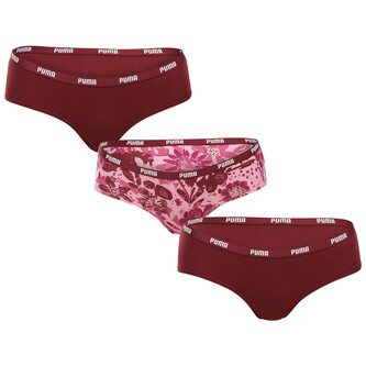 3PACK dámské kalhotky Puma vícebarevné (701236777 001) XL