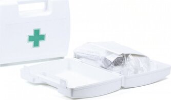 Lékárnička do domácnosti/kanceláře v plastovém kufříku pro 5 osob