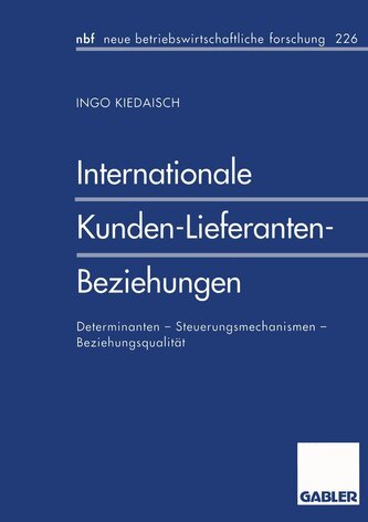 Internationale Kunden-Lieferanten-Beziehungen